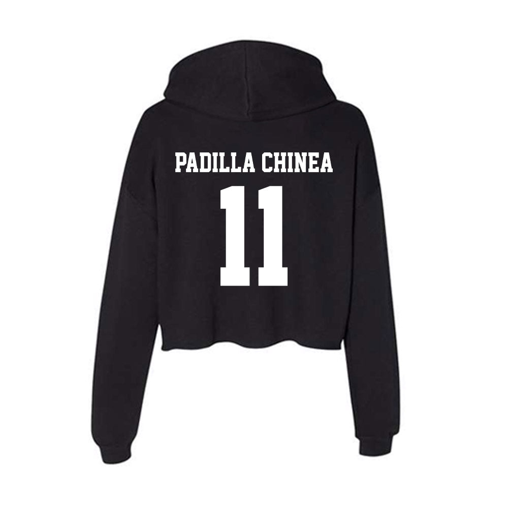 New Mexico - NCAA Women's Basketball : Nayli Padilla Chinea - Women's Crop Fleece Hoodie-1