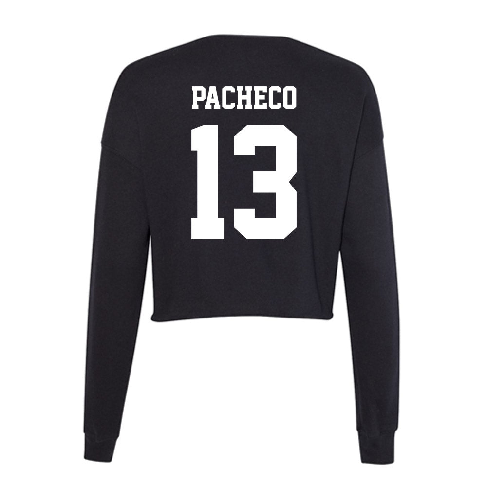  - NCAA Softball : Mya Pacheco - Women's Cropped Crew Fleece-1