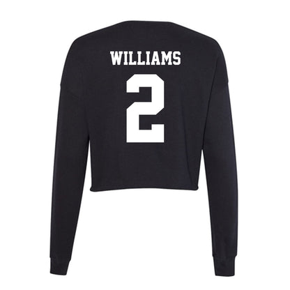 New Mexico - NCAA Football : Abraham Williams - Women's Cropped Crew Fleece-1