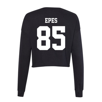 New Mexico - NCAA Football : Jackson Epes - Women's Cropped Crew Fleece-1