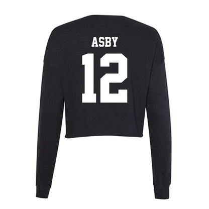 New Mexico - NCAA Baseball : Will Asby - Women's Cropped Crew Fleece-1