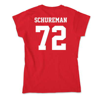 New Mexico - NCAA Football : Griffin Schureman - Soft Style Women’s T-Shirt-1