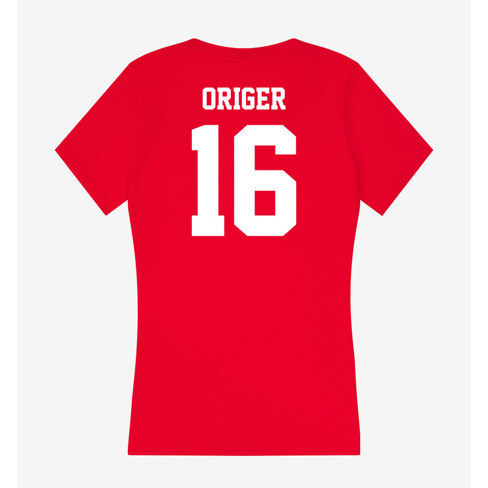 New Mexico - NCAA Baseball : Grant Origer - Women's V-Neck T-Shirt-1