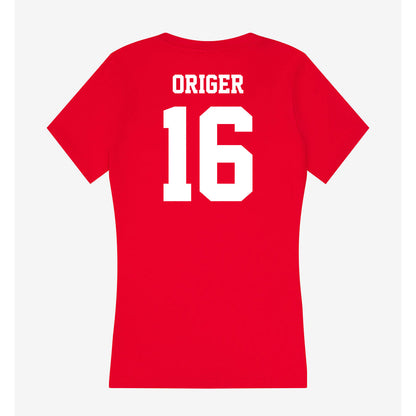 New Mexico - NCAA Baseball : Grant Origer - Women's V-Neck T-Shirt-1