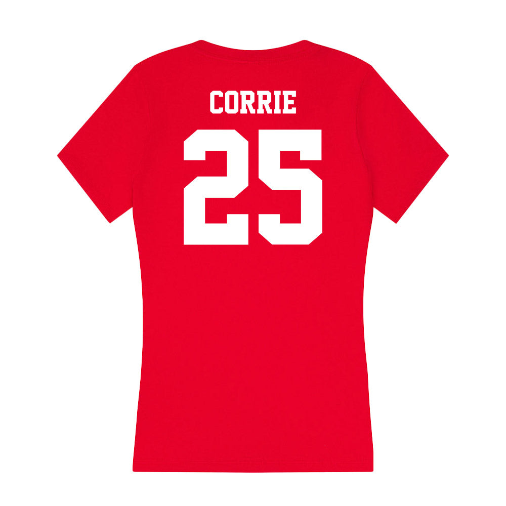 New Mexico - NCAA Women's Soccer : Samantha Corrie - Women's V-Neck T-Shirt-1