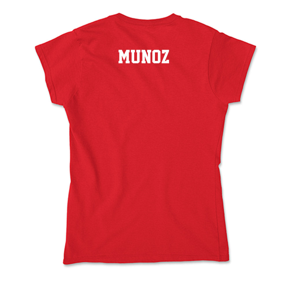 New Mexico - NCAA Men's Track & Field : Antonio Munoz - Soft Style Women’s T-Shirt-1