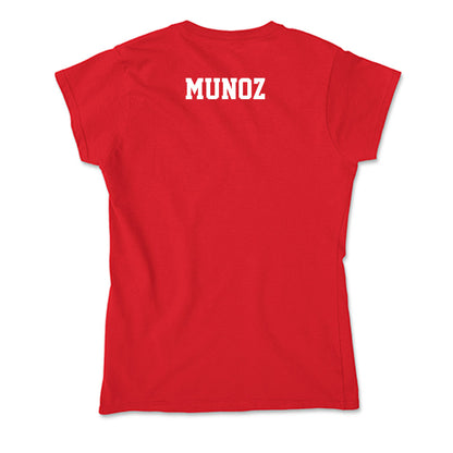 New Mexico - NCAA Men's Track & Field : Antonio Munoz - Soft Style Women’s T-Shirt-1