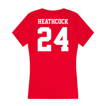 New Mexico - NCAA Softball : Georgia Heathcock - Women's V-Neck T-Shirt-1