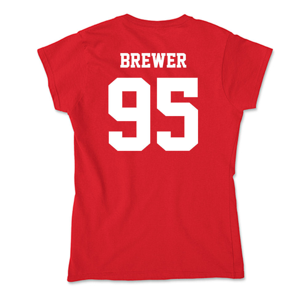  - NCAA Football : Colby Brewer - Soft Style Women’s T-Shirt-1