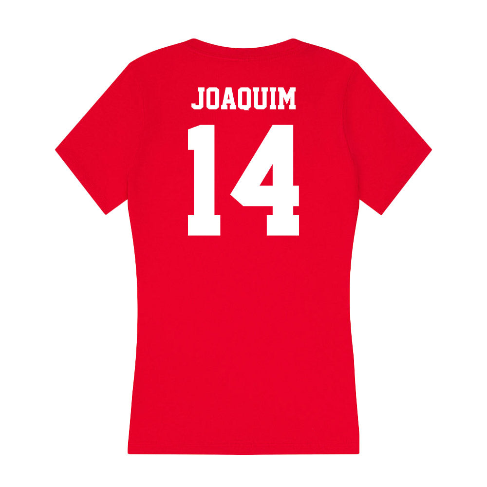 New Mexico - NCAA Women's Basketball : Hulda Joaquim - Women's V-Neck T-Shirt-1