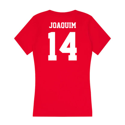 New Mexico - NCAA Women's Basketball : Hulda Joaquim - Women's V-Neck T-Shirt-1