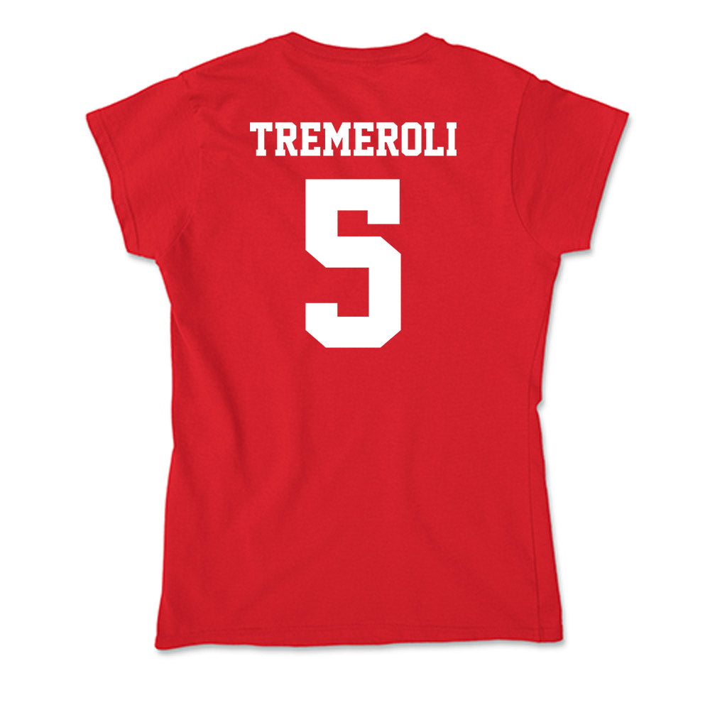 New Mexico - NCAA Women's Volleyball : Amanda Tremeroli - Soft Style Women’s T-Shirt-1