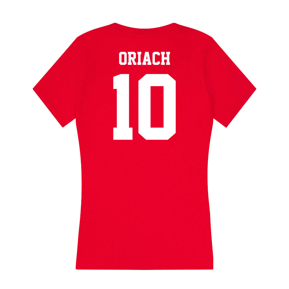 New Mexico - NCAA Baseball : Jordy Oriach - Women's V-Neck T-Shirt-1