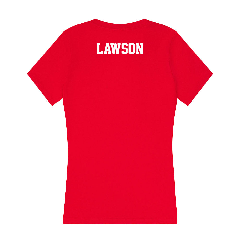 New Mexico - NCAA Women's Track & Field : Laylah Lawson - Women's V-Neck T-Shirt-1