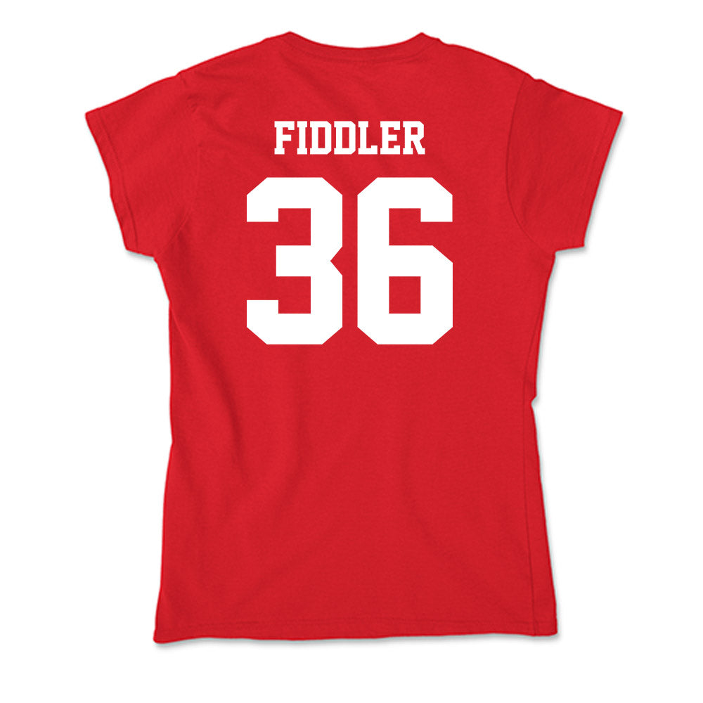 New Mexico - NCAA Baseball : Elias Fiddler - Soft Style Women’s T-Shirt-1