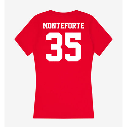 New Mexico - NCAA Baseball : Presley Monteforte - Women's V-Neck T-Shirt-1