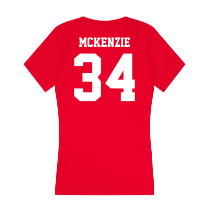 New Mexico - NCAA Softball : Miracle McKenzie - Women's V-Neck T-Shirt-1