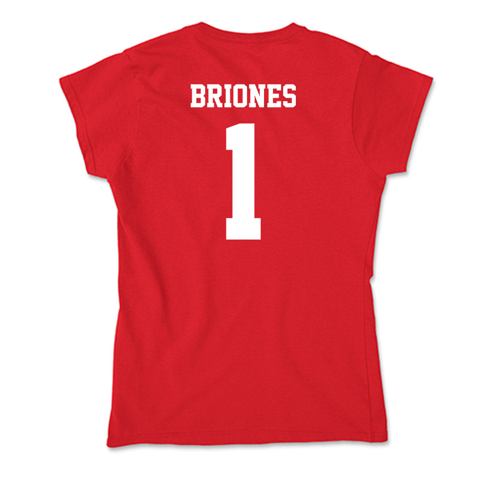 New Mexico - NCAA Softball : Gabrielle Briones - Soft Style Women’s T-Shirt-1