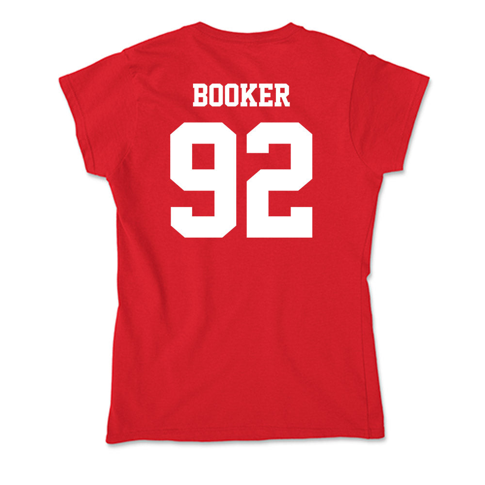 New Mexico - NCAA Football : Brian Booker - Soft Style Women’s T-Shirt-1