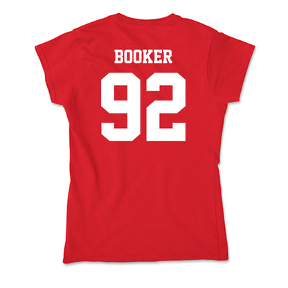 New Mexico - NCAA Football : Brian Booker - Soft Style Women’s T-Shirt-1