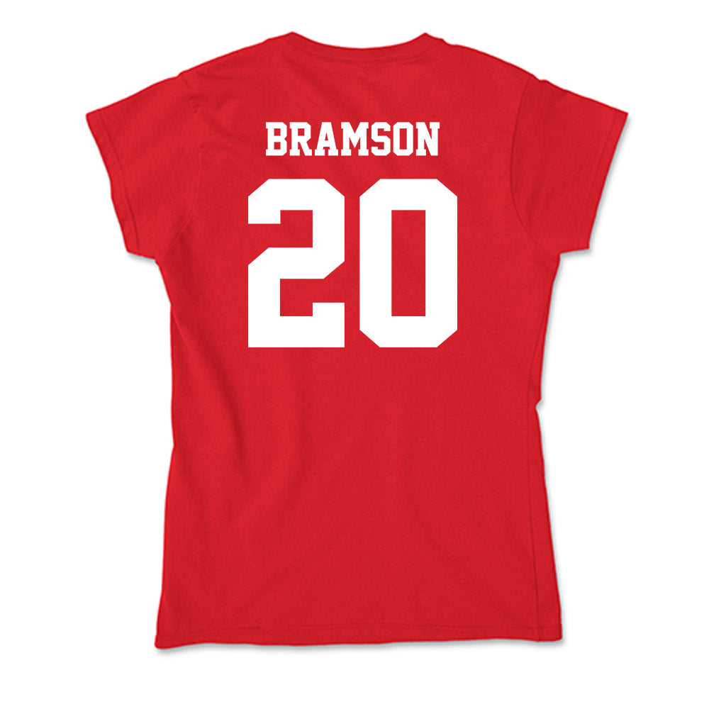 New Mexico - NCAA Softball : Emma Bramson - Soft Style Women’s T-Shirt-1