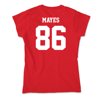 New Mexico - NCAA Football : D'Angelo Mayes - Soft Style Women’s T-Shirt-1