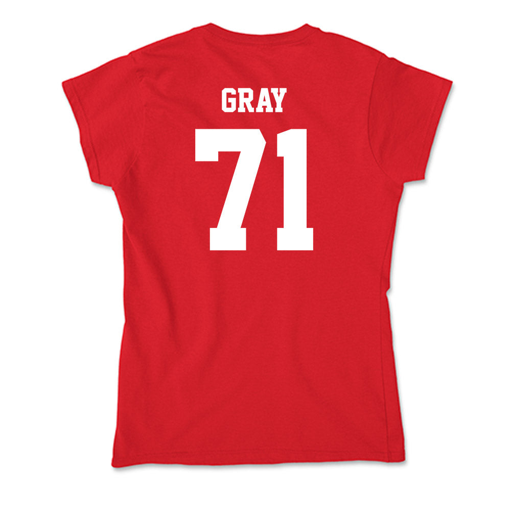 New Mexico - NCAA Football : Travis Gray - Soft Style Women’s T-Shirt-1