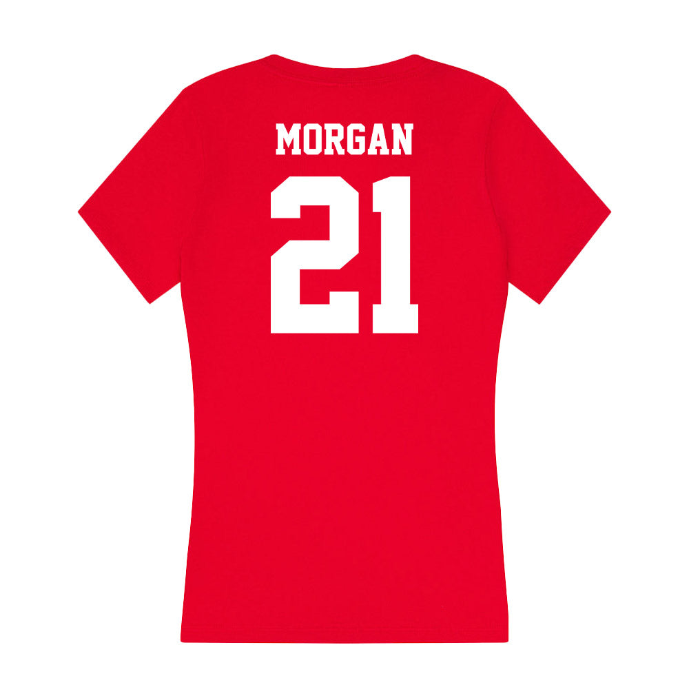 New Mexico - NCAA Softball : Taylor Morgan - Women's V-Neck T-Shirt-1