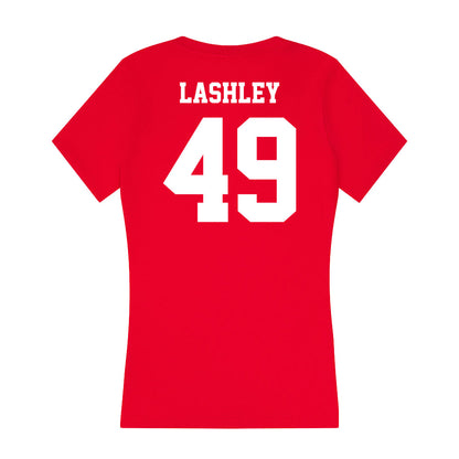  - NCAA Football : Matthew Lashley - Women's V-Neck T-Shirt-1