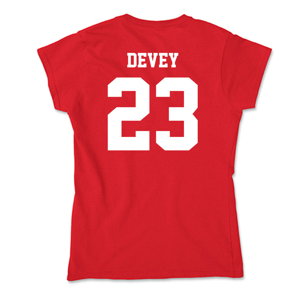 New Mexico - NCAA Women's Soccer : Presley Devey - Soft Style Women’s T-Shirt-1