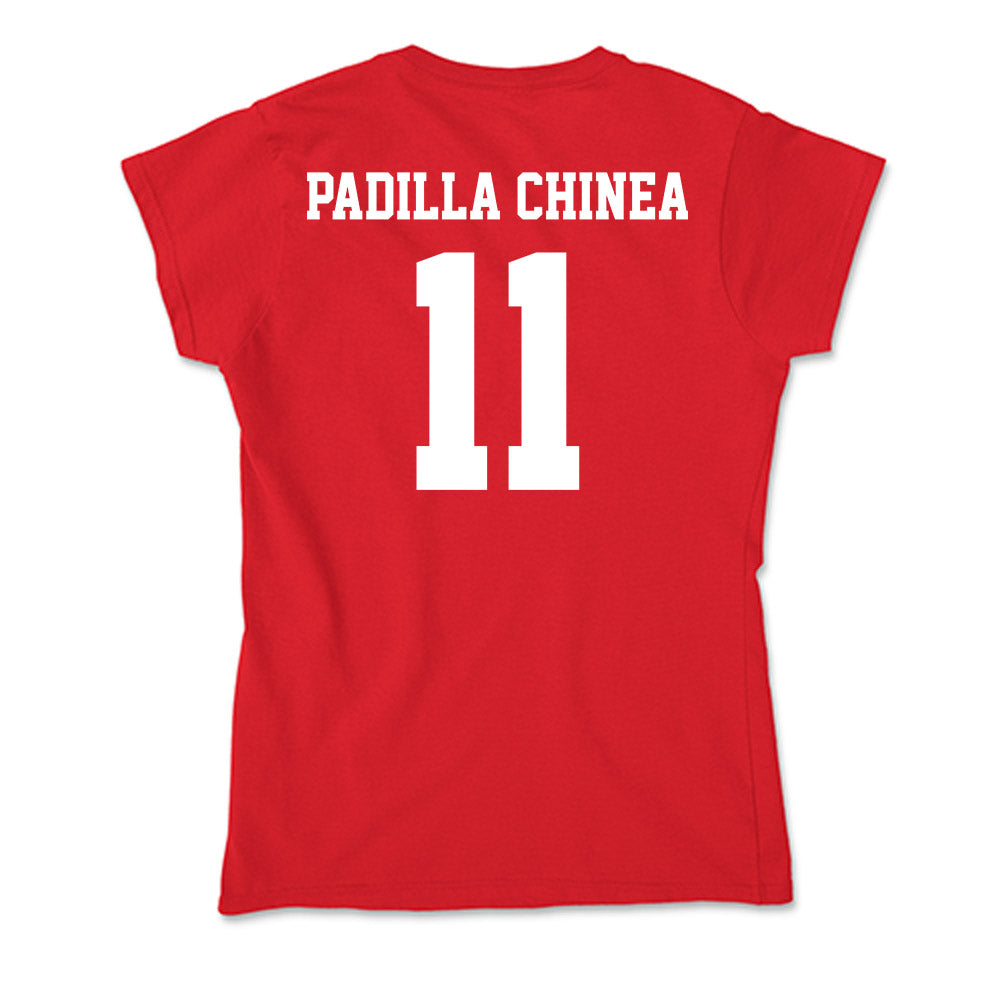 New Mexico - NCAA Women's Basketball : Nayli Padilla Chinea - Soft Style Women’s T-Shirt-1