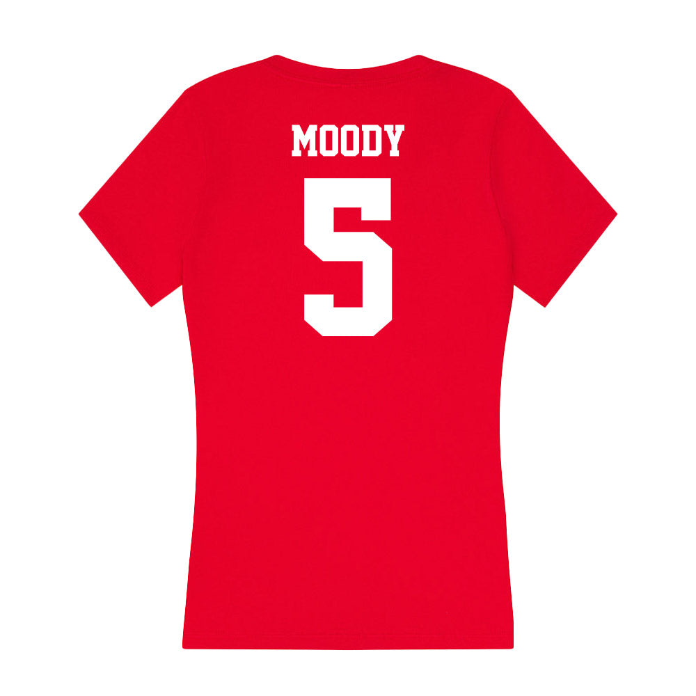 New Mexico - NCAA Women's Soccer : Ashley Moody - Women's V-Neck T-Shirt-1