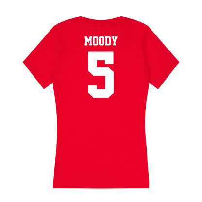 New Mexico - NCAA Women's Soccer : Ashley Moody - Women's V-Neck T-Shirt-1