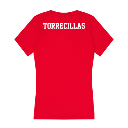 New Mexico - NCAA Women's Cross Country : Mia Torrecillas - Women's V-Neck T-Shirt-1