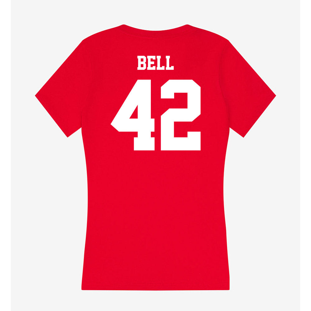 New Mexico - NCAA Baseball : Blake Bell - Women's V-Neck T-Shirt-1