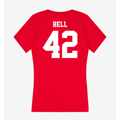 New Mexico - NCAA Baseball : Blake Bell - Women's V-Neck T-Shirt-1