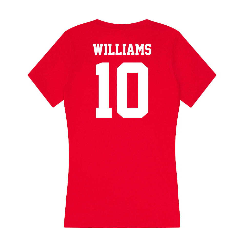 New Mexico - NCAA Softball : Allie Williams - Women's V-Neck T-Shirt-1