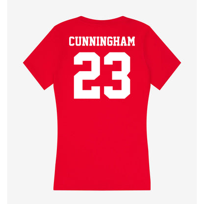 New Mexico - NCAA Baseball : Ty Cunningham - Women's V-Neck T-Shirt-1