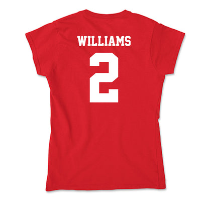 New Mexico - NCAA Football : Abraham Williams - Soft Style Women’s T-Shirt-1