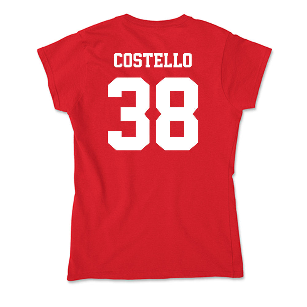 New Mexico - NCAA Football : Devin Costello - Soft Style Women’s T-Shirt-1