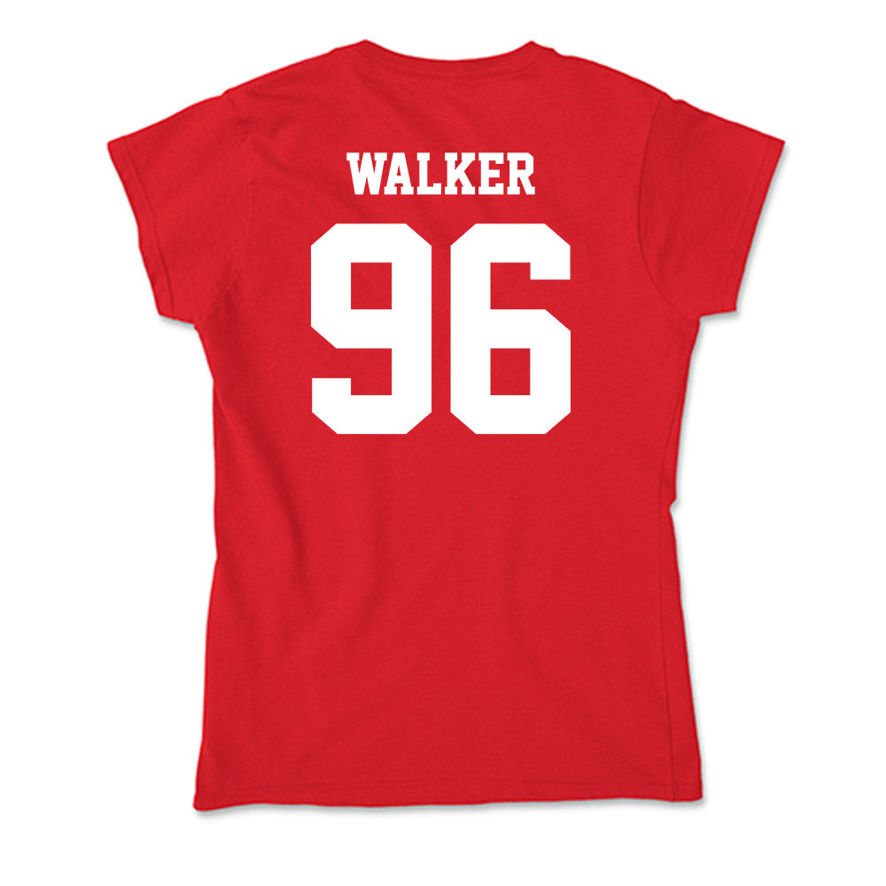 New Mexico - NCAA Football : Garrison Walker - Soft Style Women’s T-Shirt-1