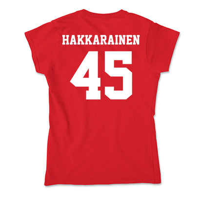 New Mexico - NCAA Women's Basketball : Lilli Hakkarainen - Soft Style Women’s T-Shirt-1