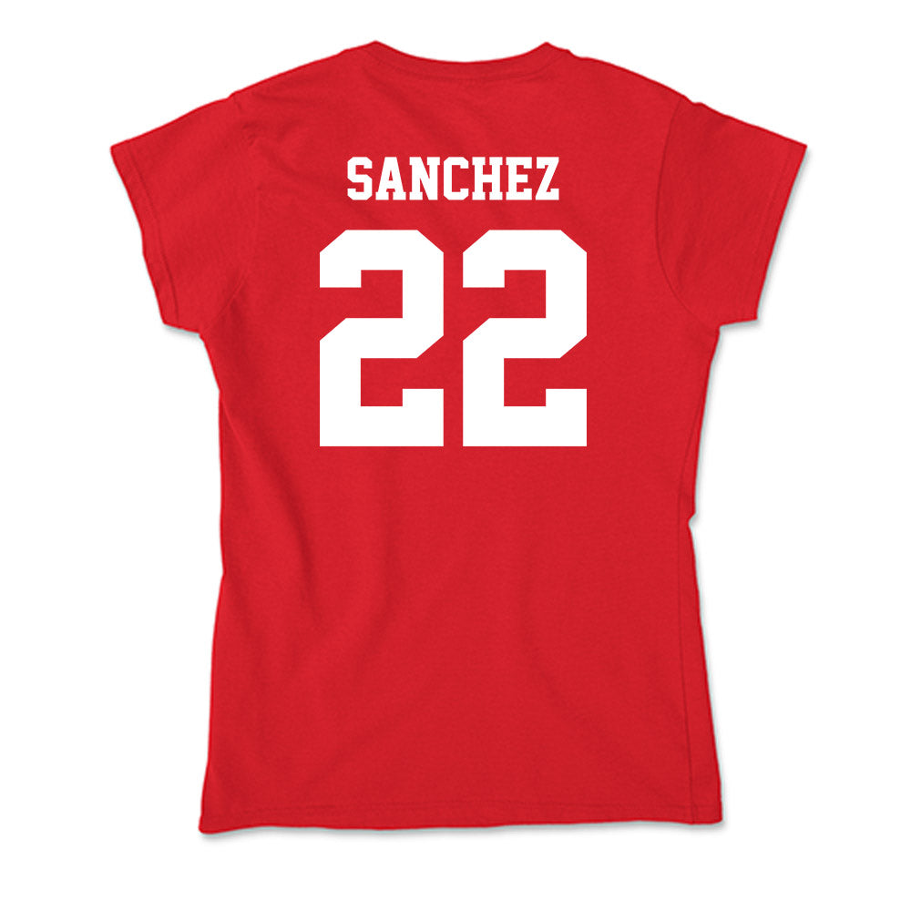 New Mexico - NCAA Women's Soccer : Savanah Sanchez - Soft Style Women’s T-Shirt-1