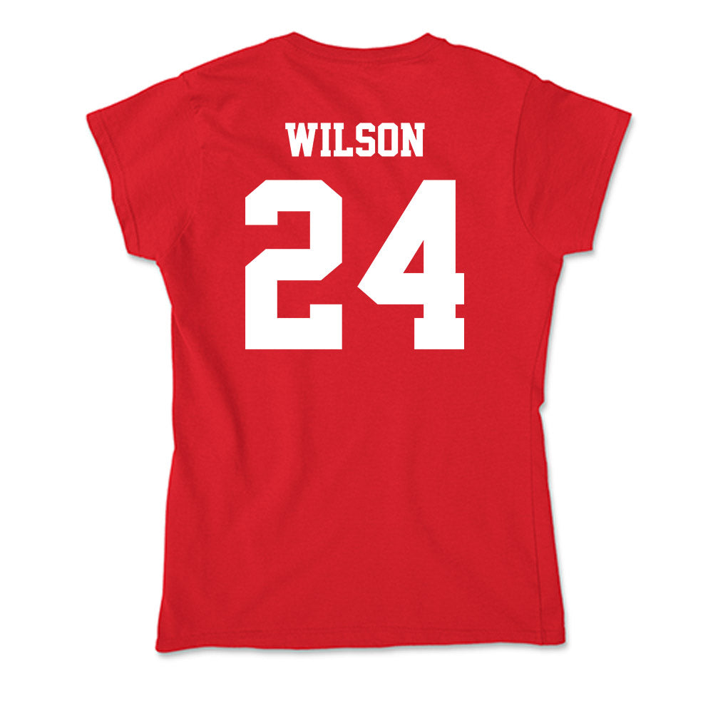 New Mexico - NCAA Football : Jayden Wilson - Soft Style Women’s T-Shirt-1