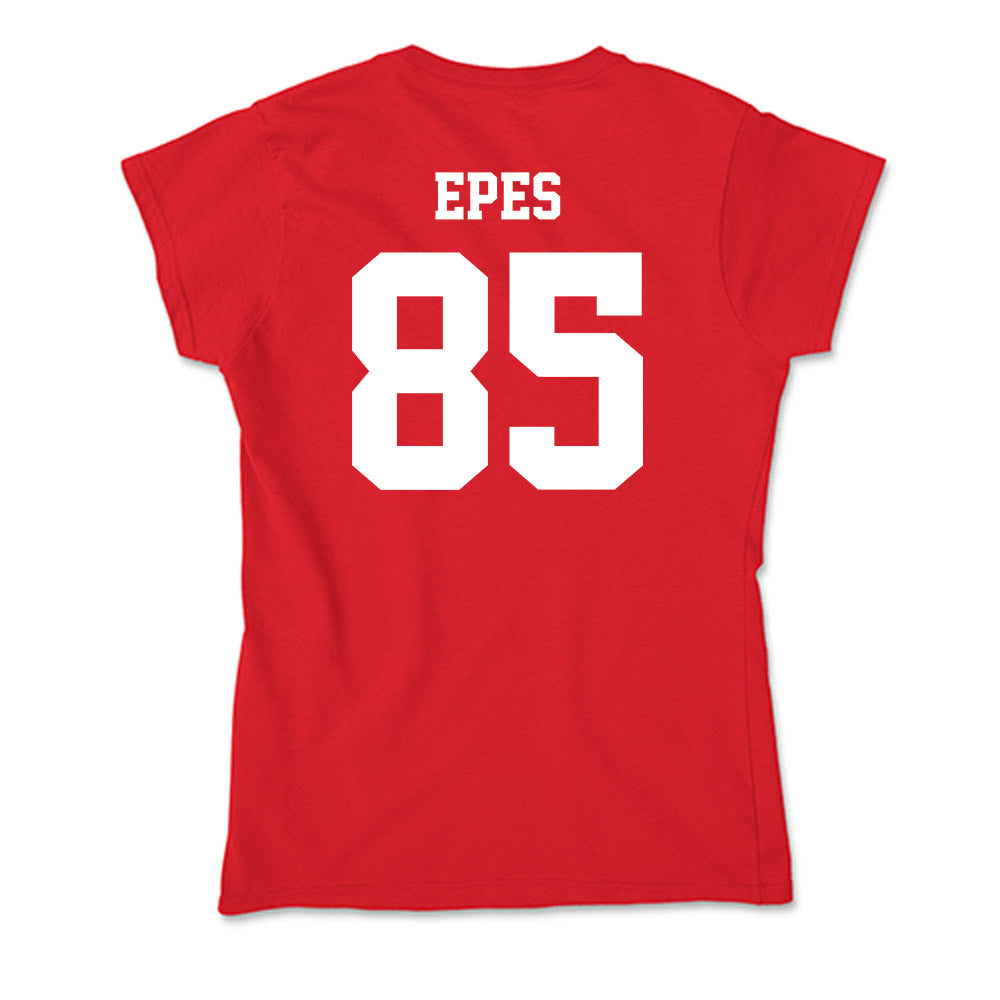 New Mexico - NCAA Football : Jackson Epes - Soft Style Women’s T-Shirt-1