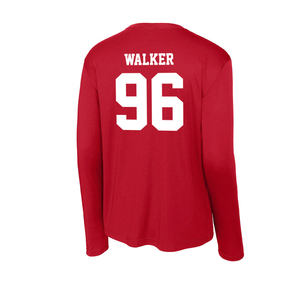 New Mexico - NCAA Football : Garrison Walker - Activewear Long Sleeve T-Shirt-1