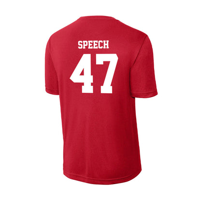 New Mexico - NCAA Football : Drew Speech - Activewear T-Shirt-1