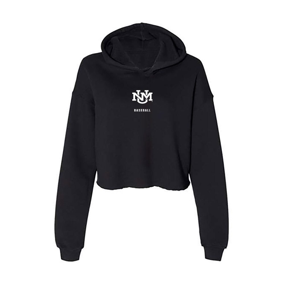 New Mexico - NCAA Baseball : Luke Wiseman - Women's Crop Fleece Hoodie-0