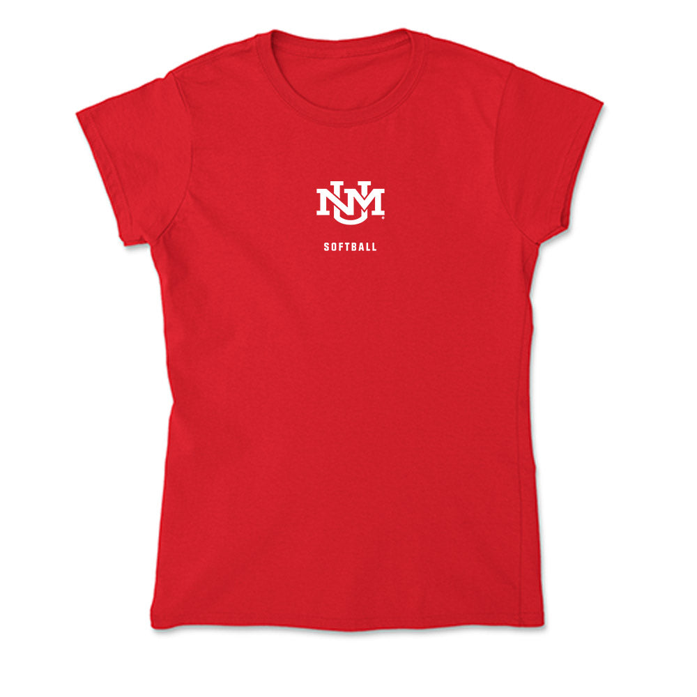 New Mexico - NCAA Softball : Brooke Umali - Soft Style Women’s T-Shirt-0