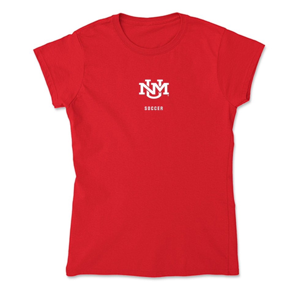 New Mexico - NCAA Women's Soccer : Presley Devey - Soft Style Women’s T-Shirt-0